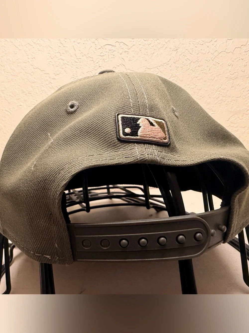 New Era Olive Green Texas 'T' Patch Cap with Flag Accent